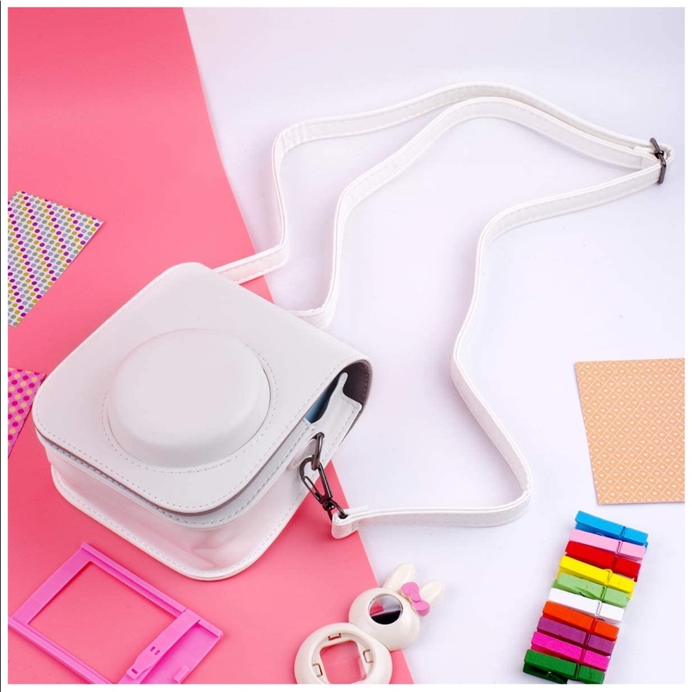 White Fujifilm Instax Mini Polaroid Camera Case